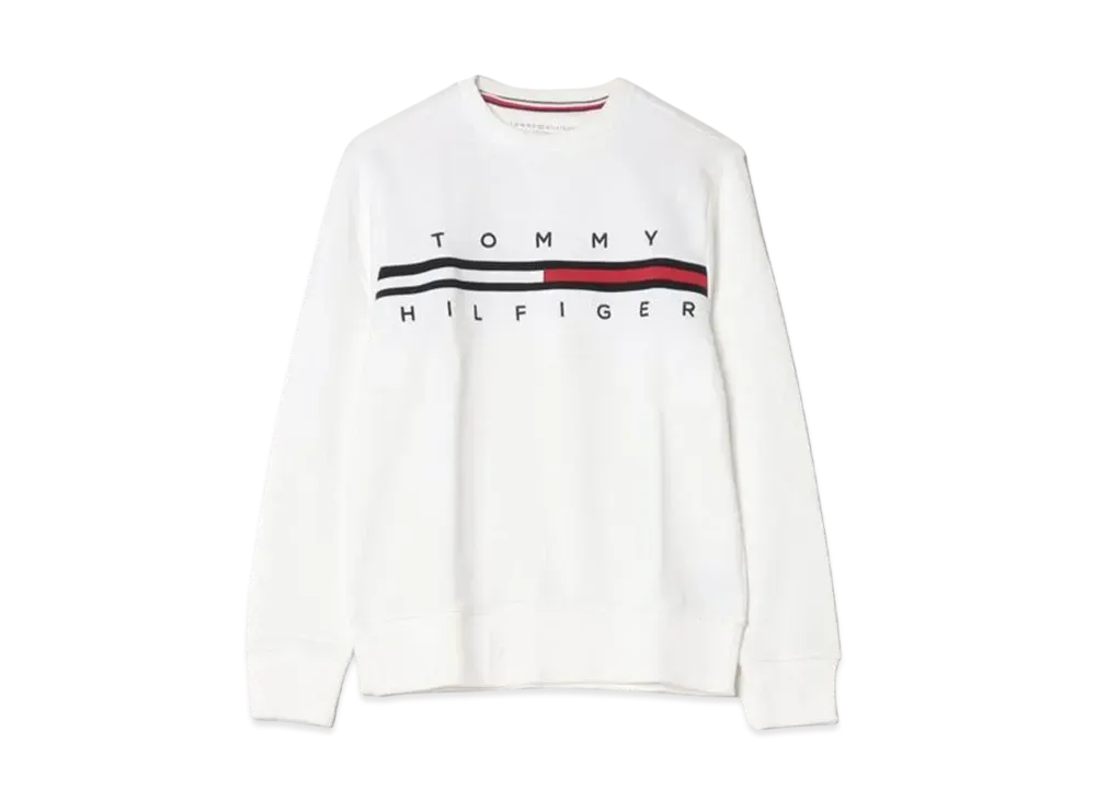 TOMMY HILFIGER TINO French Terry Sweat "White"