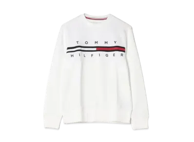TOMMY HILFIGER TINO French Terry Sweat "White"