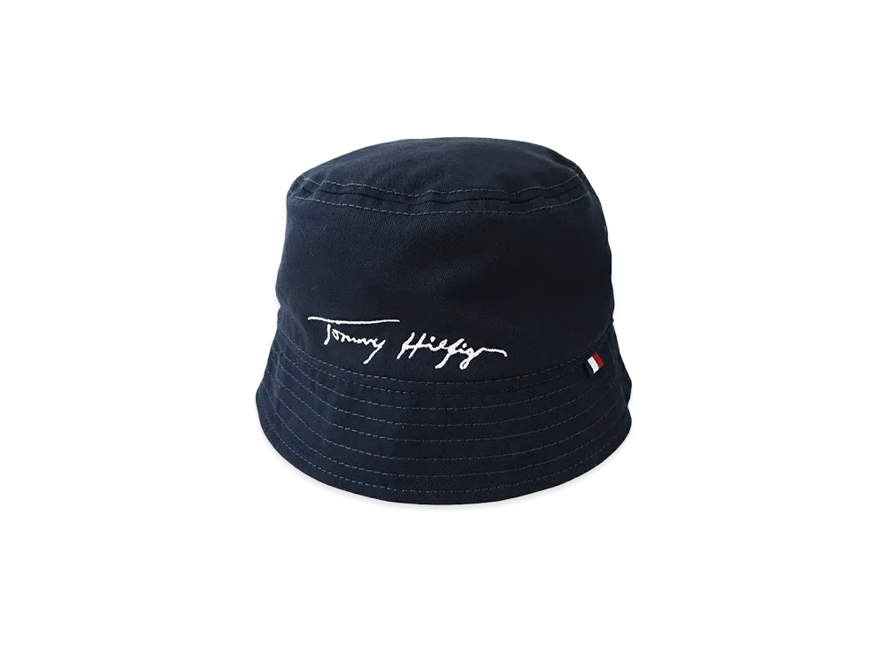 TOMMY HILFIGER Signature Bucket Hat "SkyCaptain"