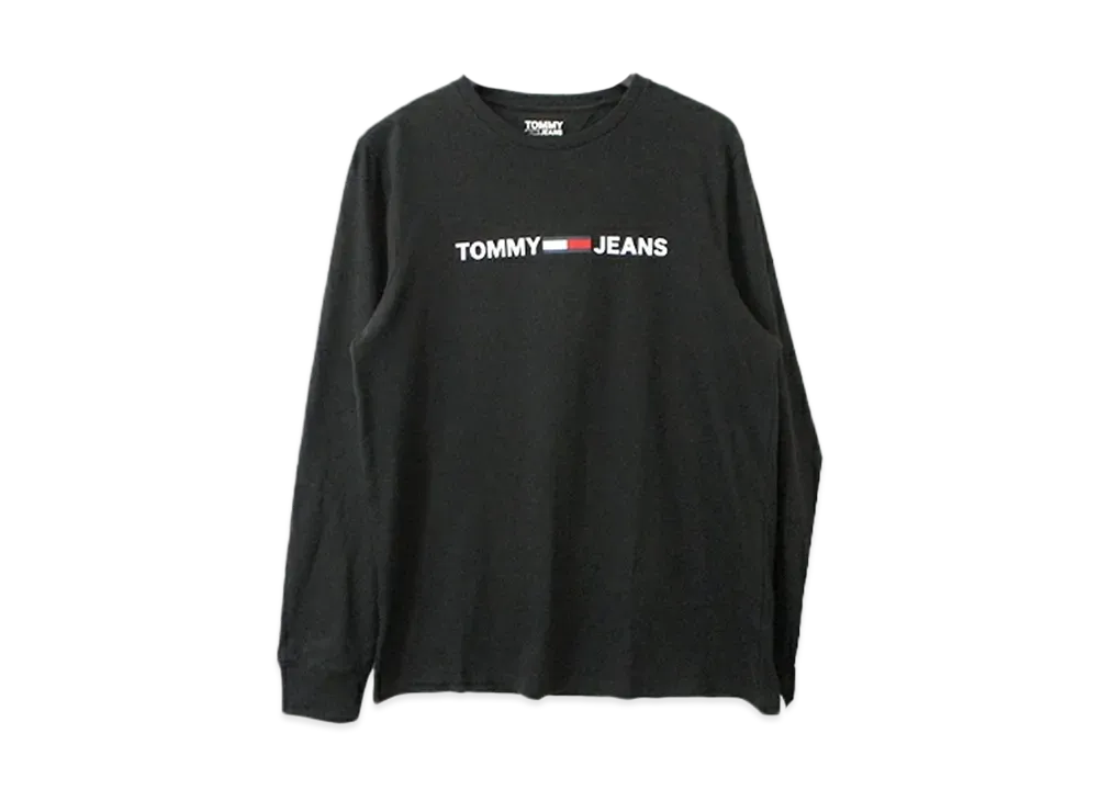 TOMMY JEANS Horizon Long Sleeve T-Shirt Us Model "DeepBlack"