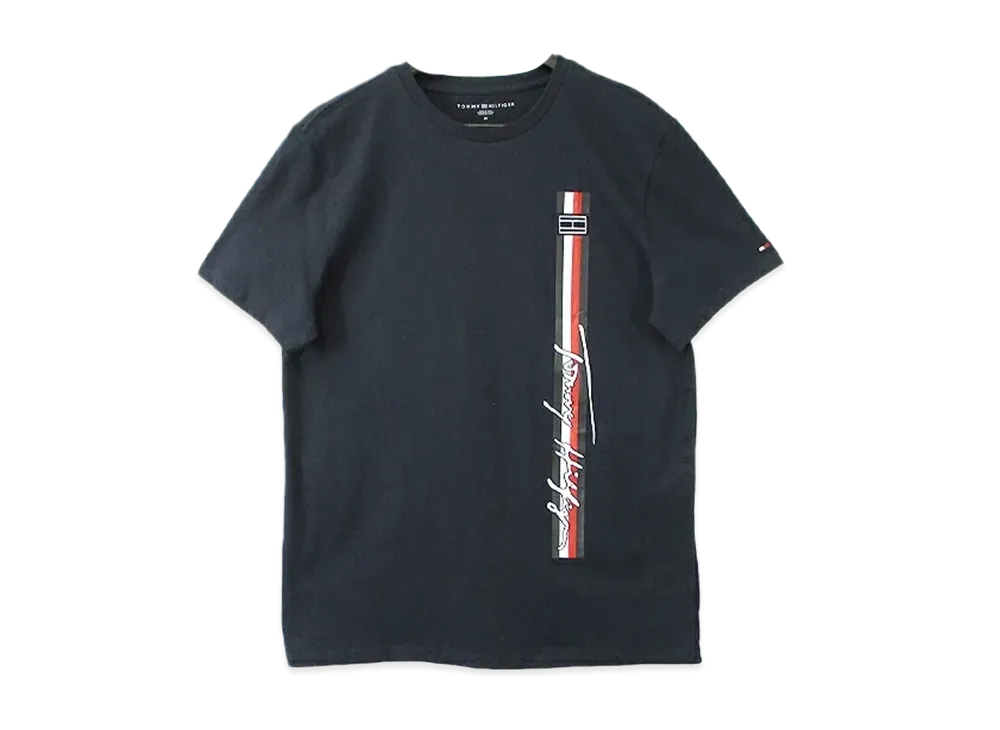 TOMMY HILFIGER Flag Logo Print Short Sleeve T-Shirt "DesertSky"