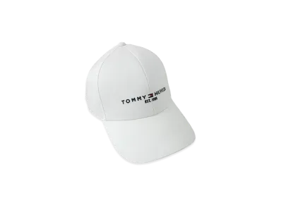 TOMMY HILFIGER Established Logo Cap "White"