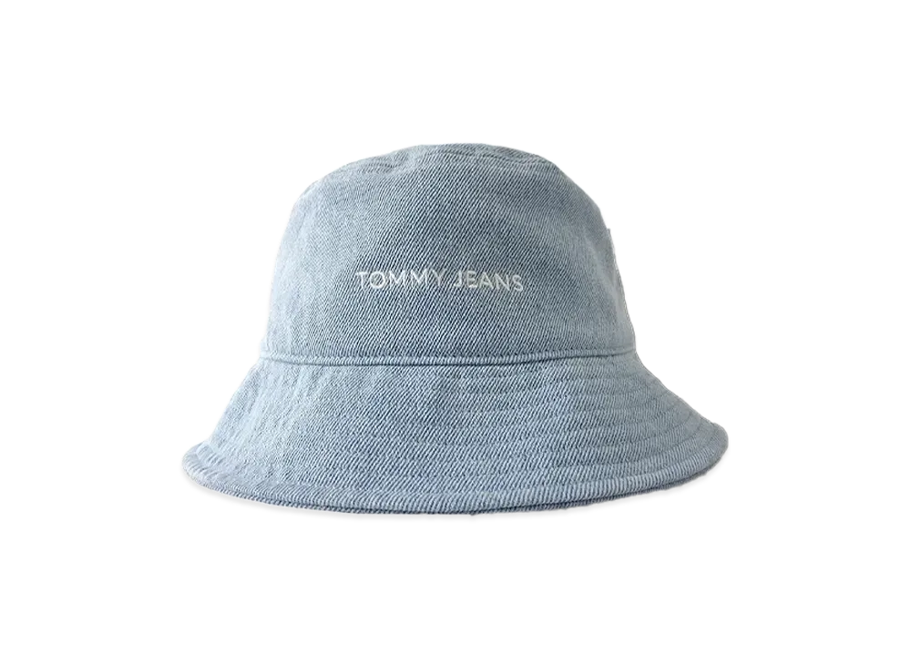 TOMMY JEANS Logo Embroidered Denim Bucket Hat "Denim"