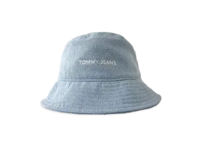 TOMMY JEANS Logo Embroidered Denim Bucket Hat "Denim"