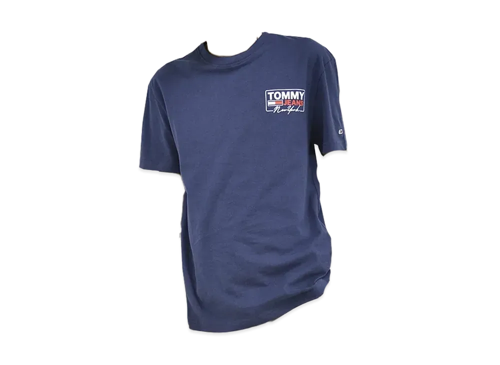 TOMMY JEANS Box Back Logo Print T-Shirt Short Sleeve "TwilightNavy"