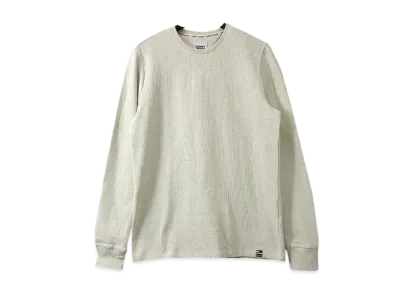 TOMMY JEANS Waffle Sweat T-Shirt Eu Model "WhiteHether"
