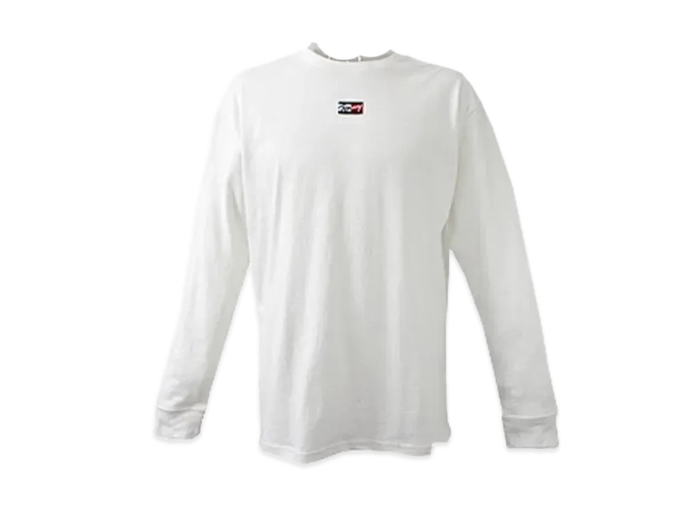 TOMMY JEANS Tommy Script Long Sleeve T-Shirt "White"