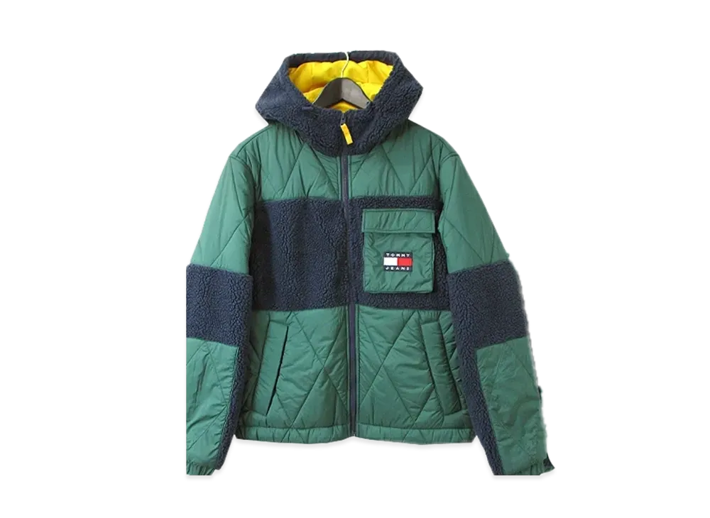 TOMMY JEANS Sherpa Quilt Mix Jacket Eu Model "RuralGreen"