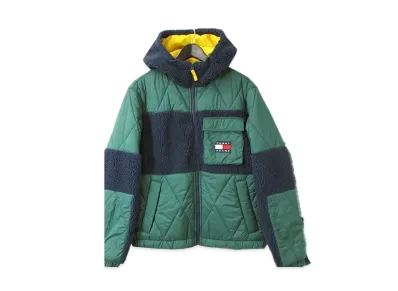 TOMMY JEANS Sherpa Quilt Mix Jacket Eu Model "RuralGreen"