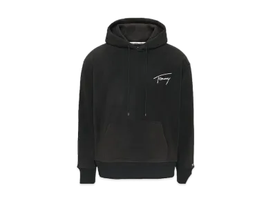 TOMMY JEANS Polar Signature Fleece Hoodie Eu Model "Black"