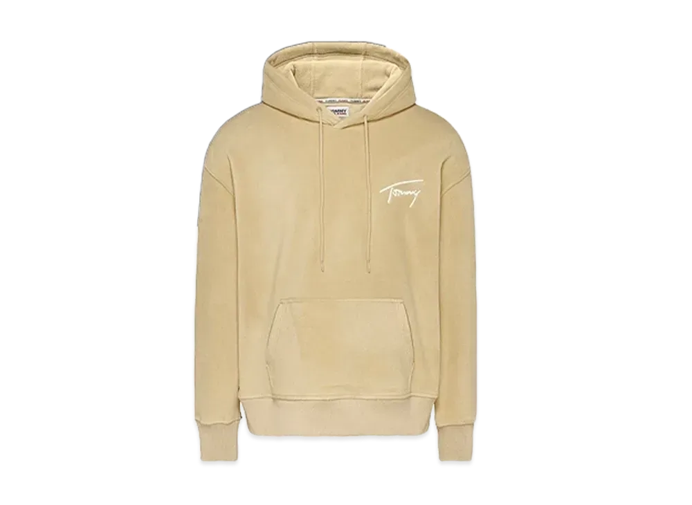 TOMMY JEANS Polar Signature Fleece Hoodie Eu Model "Trench"