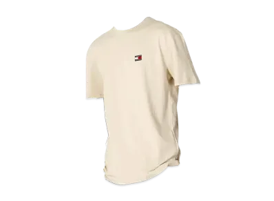TOMMY JEANS Classic Badge Logo T-Shirt "ClassicBeige"