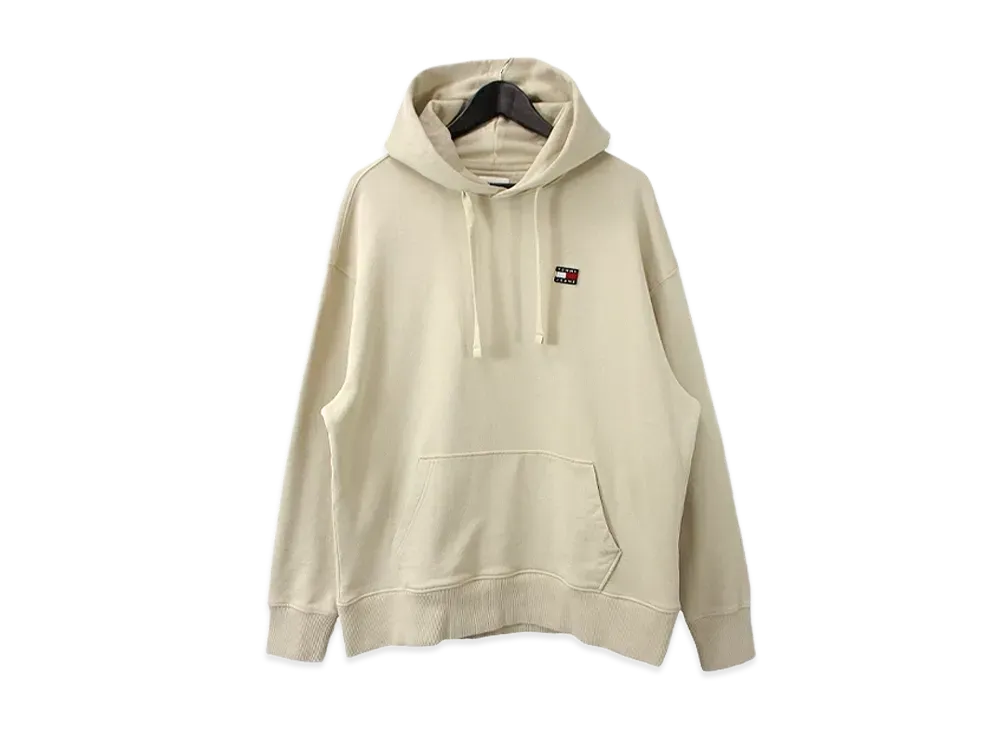TOMMY JEANS Tommy Badge Hoodie Eu Model "ClassicBeige"
