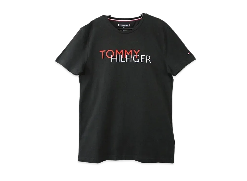 TOMMY HILFIGER Graphic Short Sleeve T-Shirt "Black"