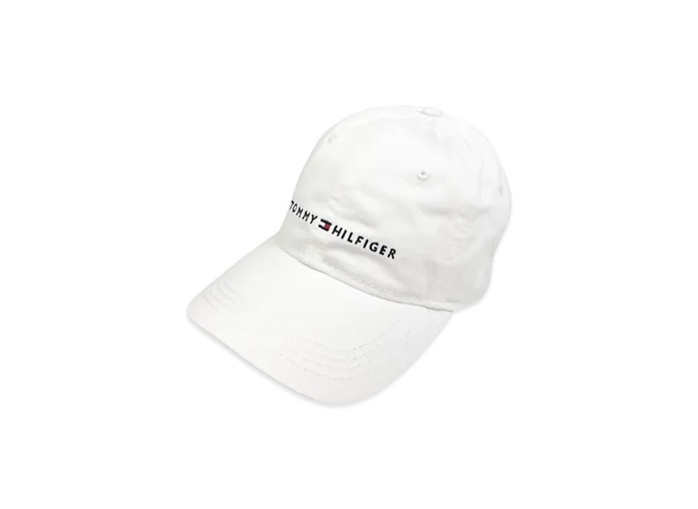TOMMY HILFIGER Embroidery Logo Cap "White"