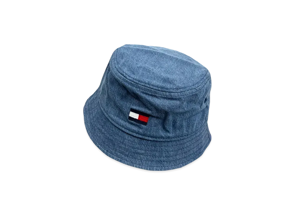 TOMMY HILFIGER Am Frsh Ardn Buckt Hat "Denim"