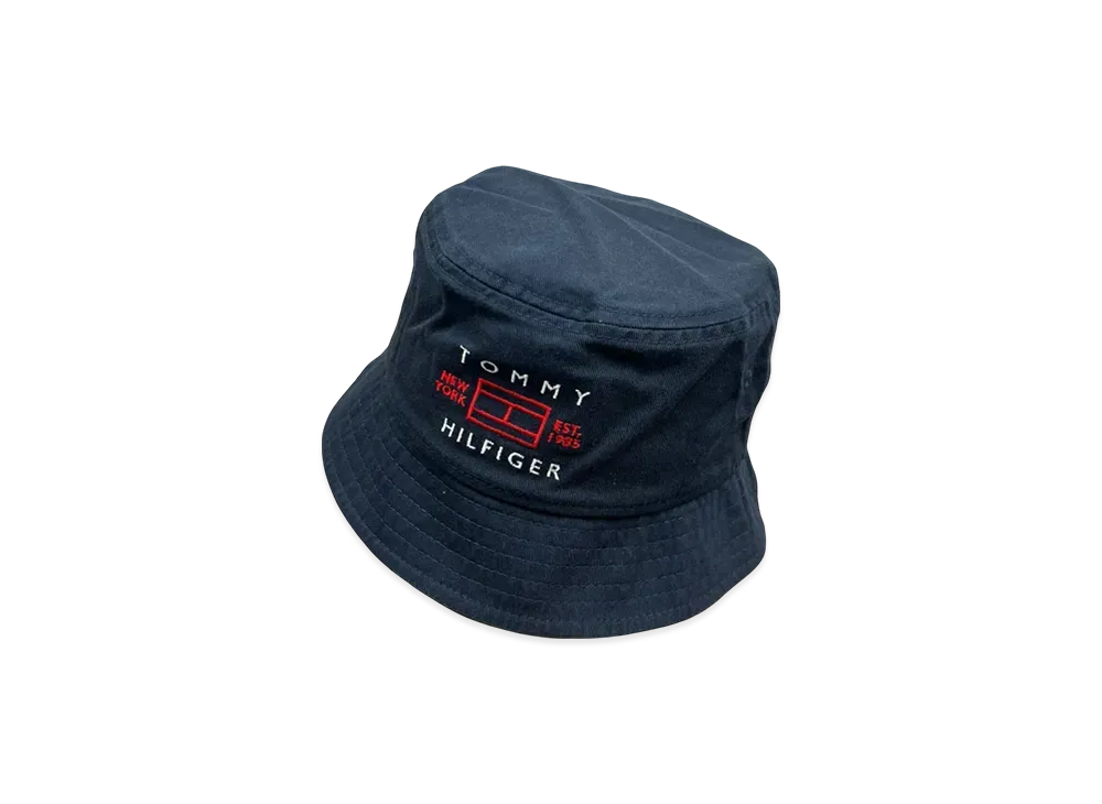 TOMMY HILFIGER Mens Jeff Bucket Hat "Navy"