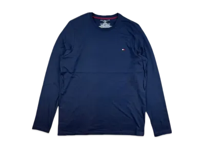 TOMMY HILFIGER L/S Tee Logo "Navy"