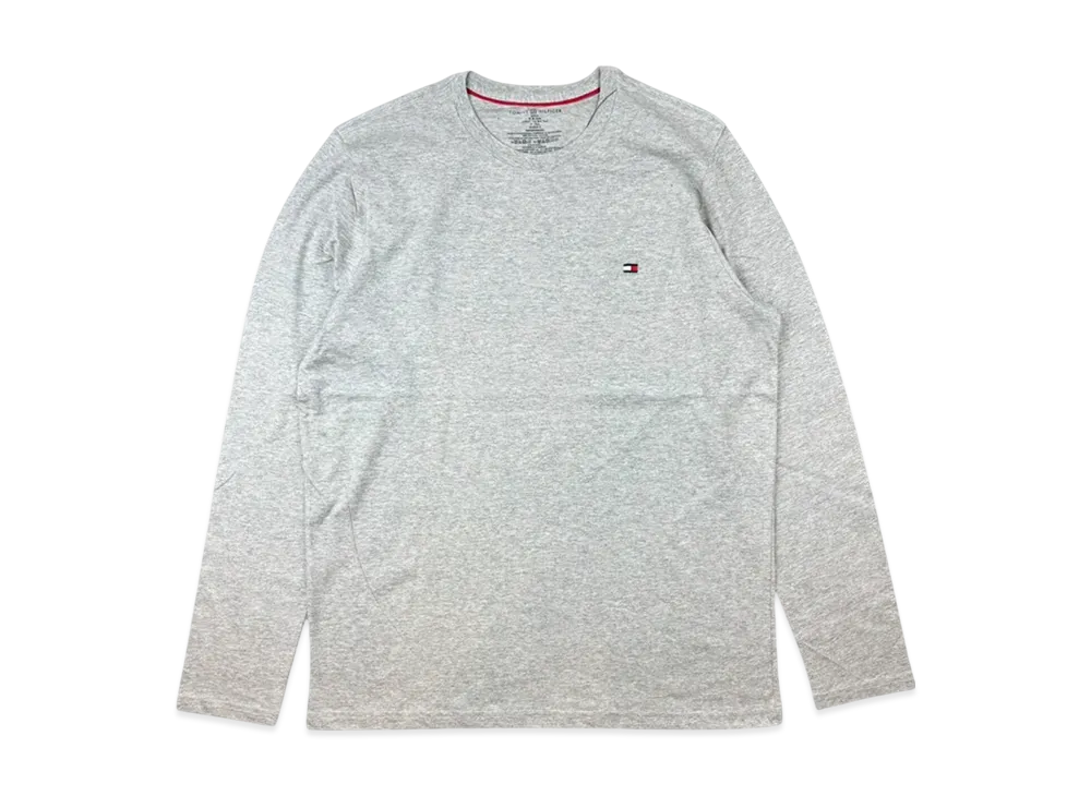 TOMMY HILFIGER L/S Tee Logo "Gray"