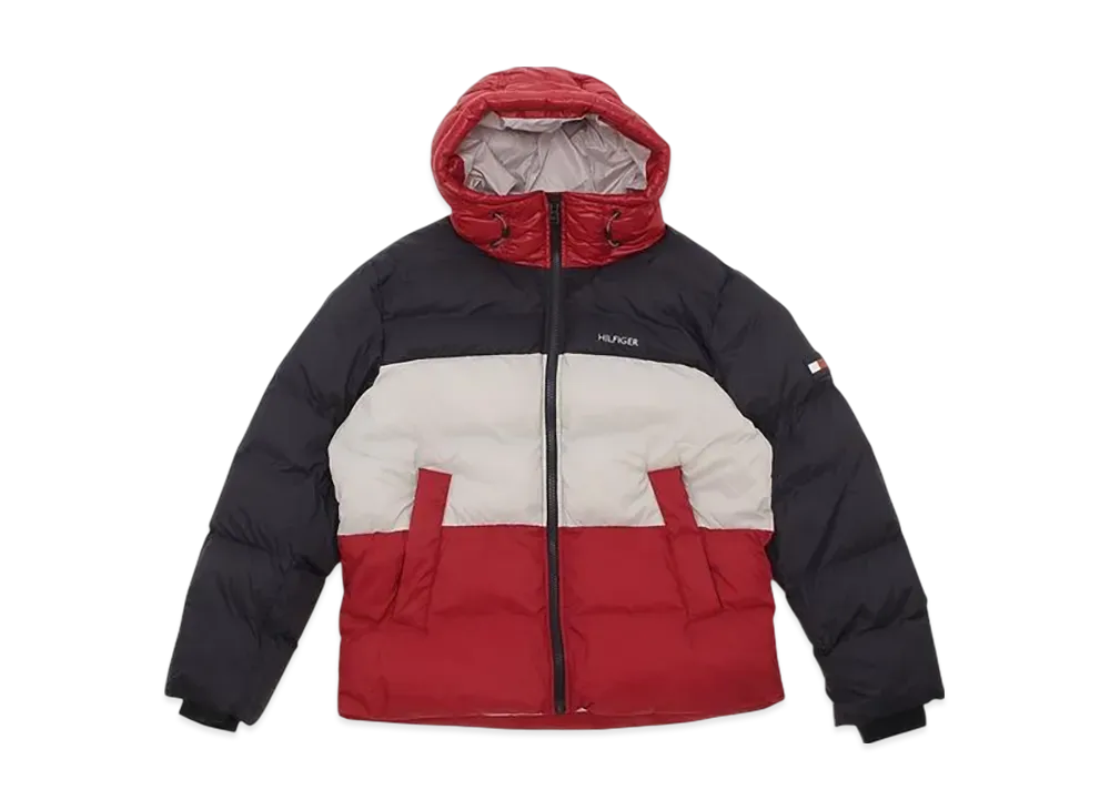 TOMMY HILFIGER Performance Hoody Puffer Jacket "Ice Red"