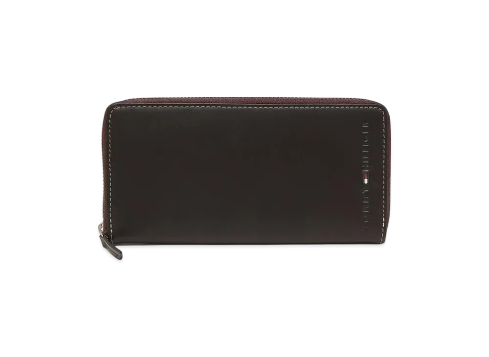 TOMMY HILFIGER Wellesley Long Wallet "Brown"