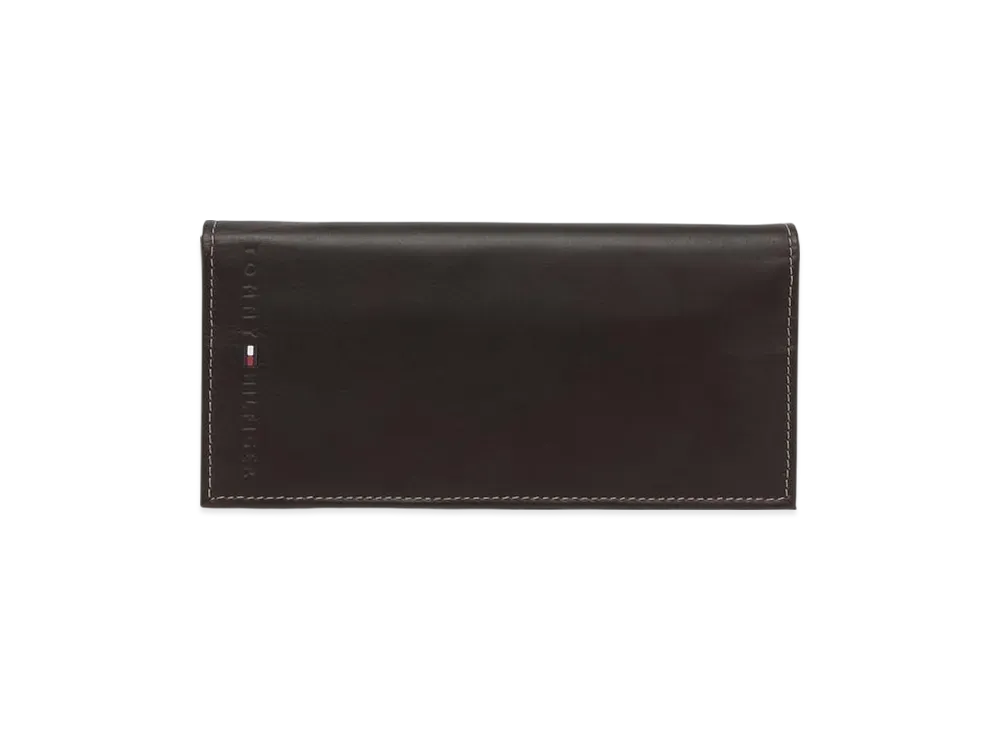 TOMMY HILFIGER Wellesley Long Wallet "Brown"