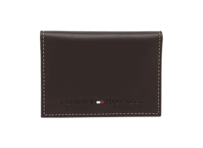 TOMMY HILFIGER Wellesley Card Case "Brown"