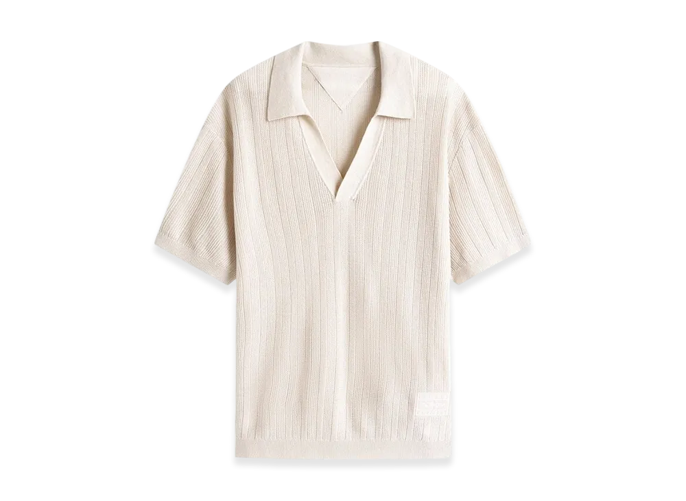 TOMMY HILFIGER APXGP F1 Movie Polo Sweater "Light Beige"
