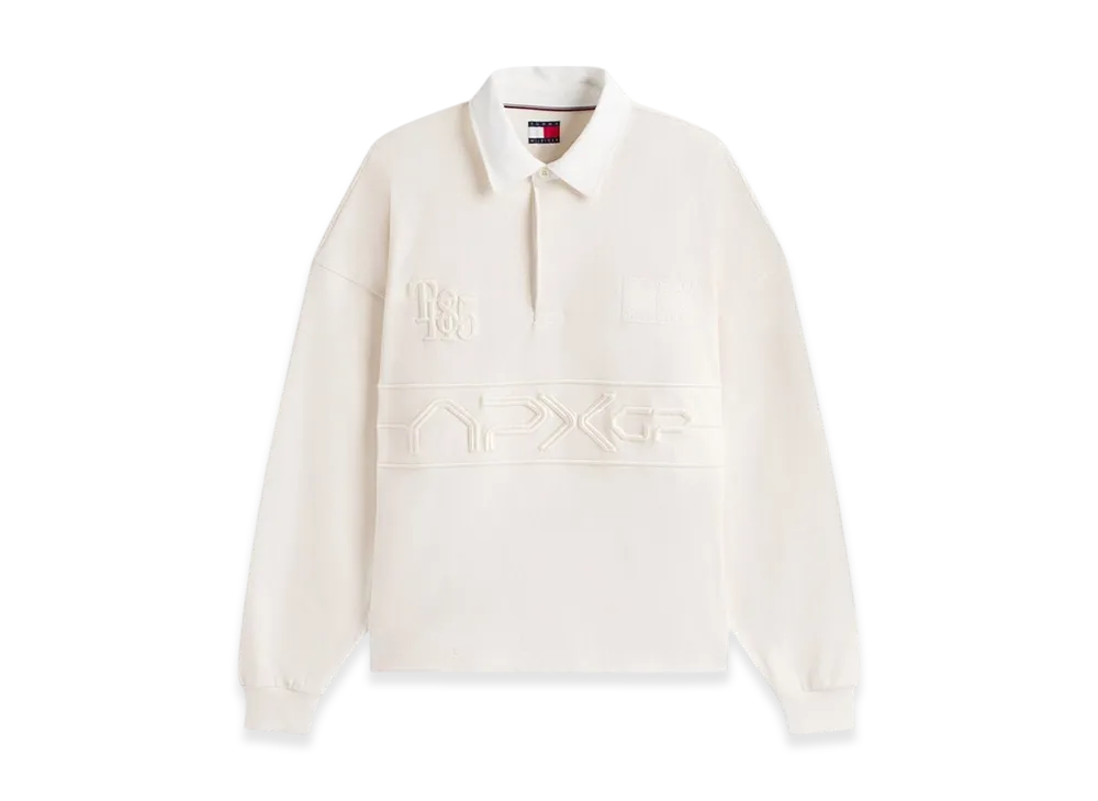 TOMMY HILFIGER APXGP F1 Movie Rugby Shirt "Ivory"