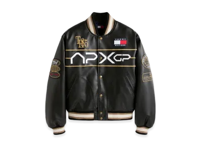 TOMMY HILFIGER APXGP F1 Movie Racing Varsity Jacket "Black"
