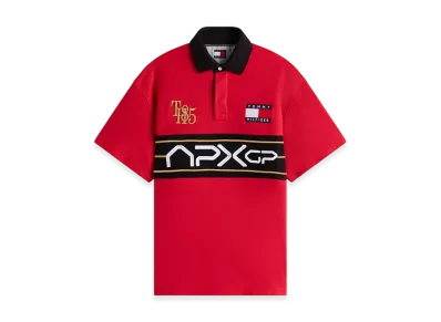 TOMMY HILFIGER APXGP F1 Movie Race Day Graphic Polo Shirt "Red"