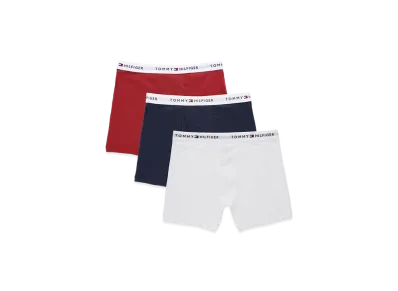 TOMMY HILFIGER Boxer Shorts Set Of 3 "Mahogany"