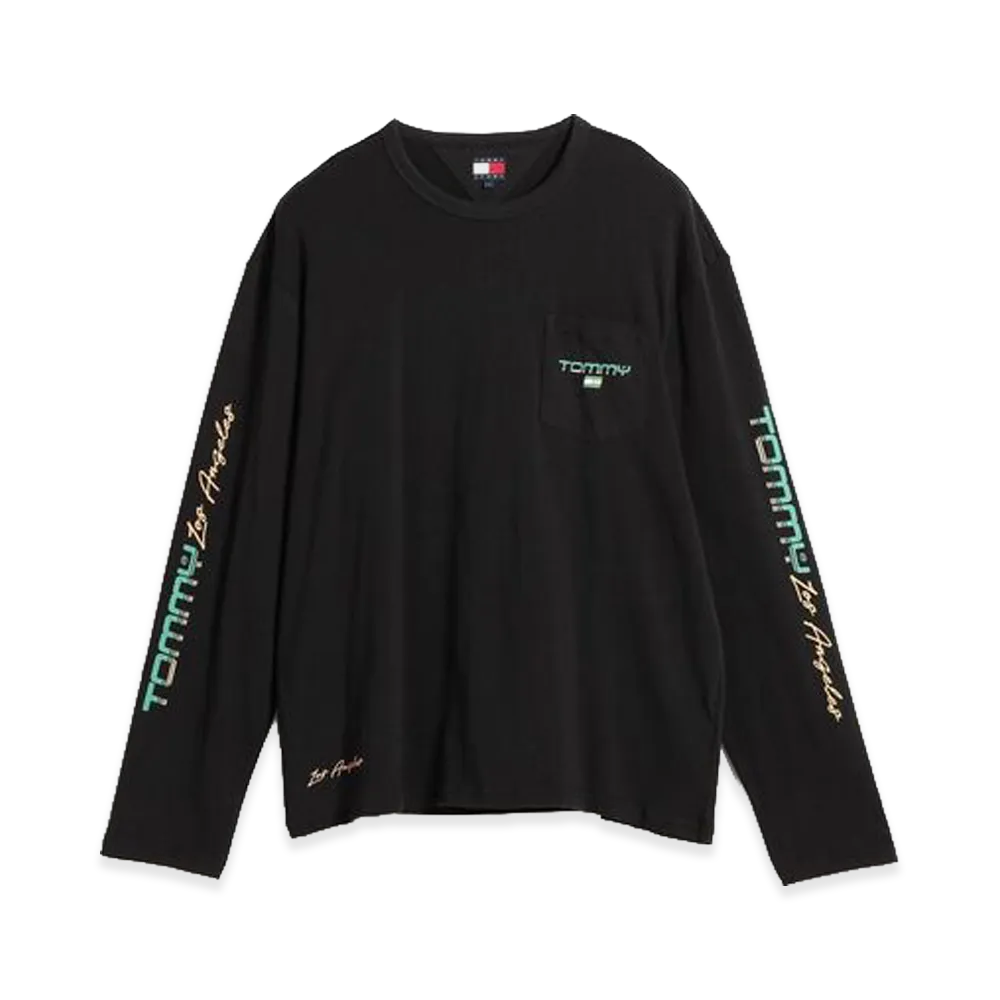 TOMMY HILFIGER Relaxed L/S Tee "Black"