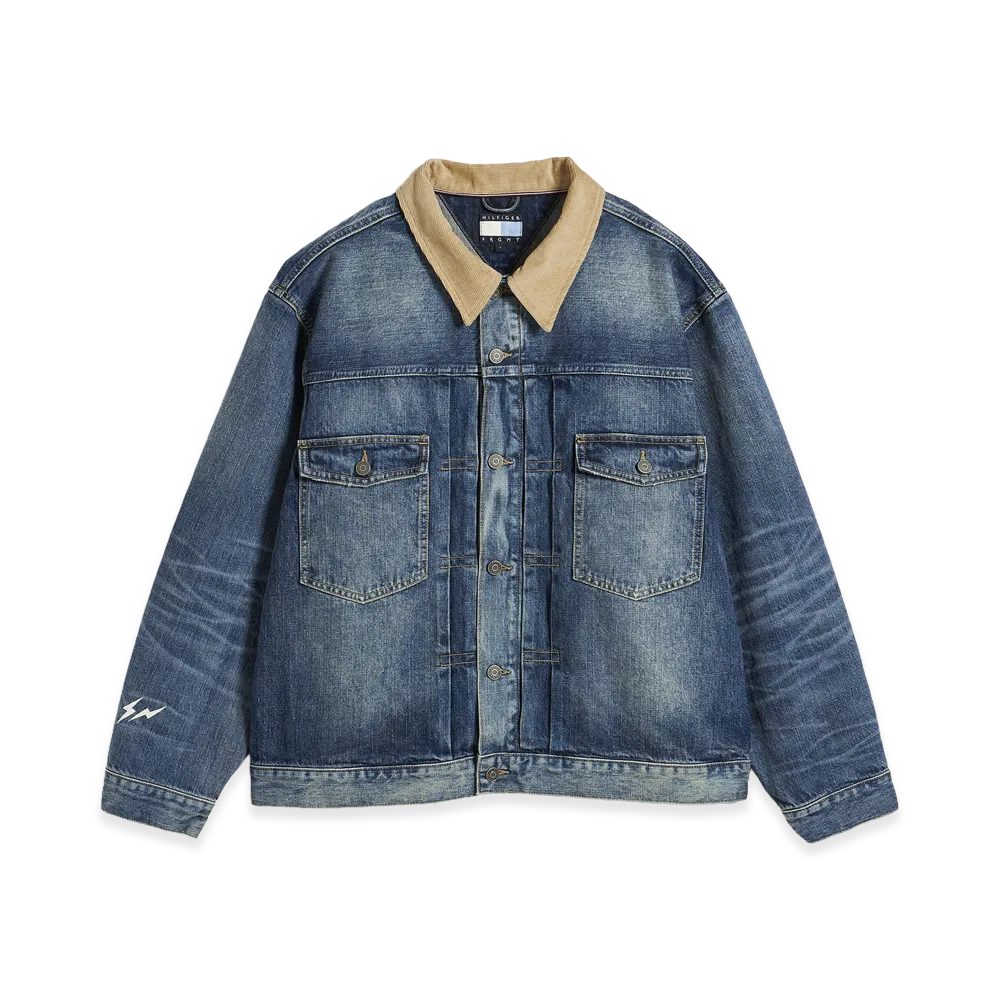 TOMMY HILFIGER x FRAGMENT Denim Trucker Jacket "Indigo Blue"