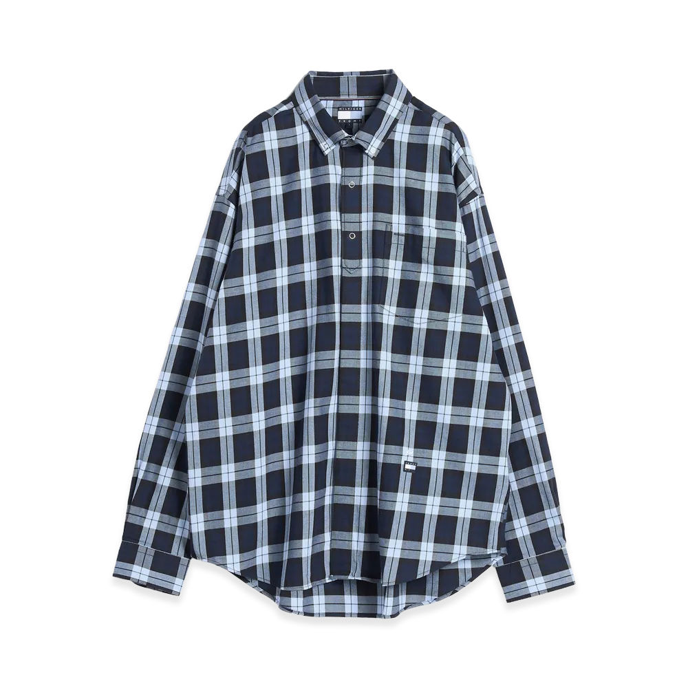 TOMMY HILFIGER x FRAGMENT Check Shirt "Blue"