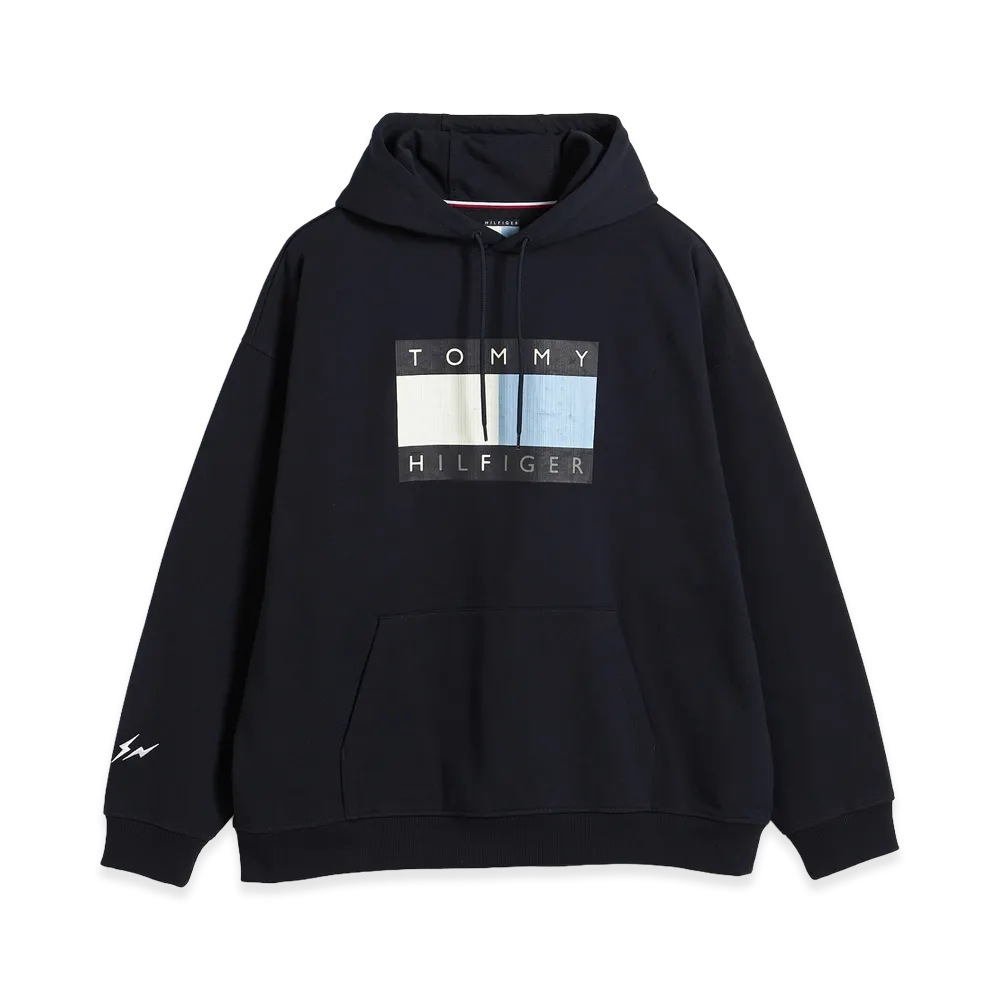 TOMMY HILFIGER x FRAGMENT Flag Hoodie "Navy"