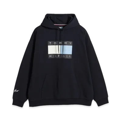 TOMMY HILFIGER x FRAGMENT Flag Hoodie "Navy"