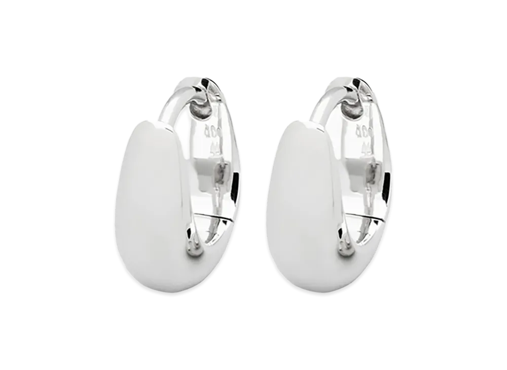 TOM WOOD Earrings "Silver"