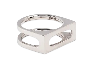 TOM WOOD Women's Cage Ring Single "Metallic"