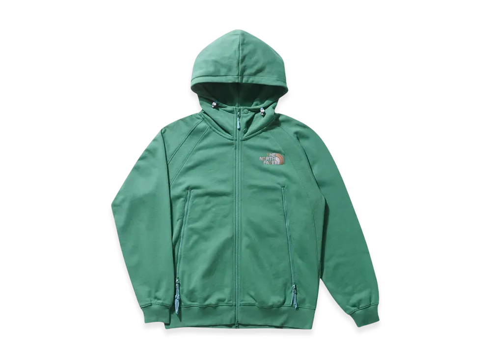 The North Face x Clot Full Zip Hoodie "Green"
