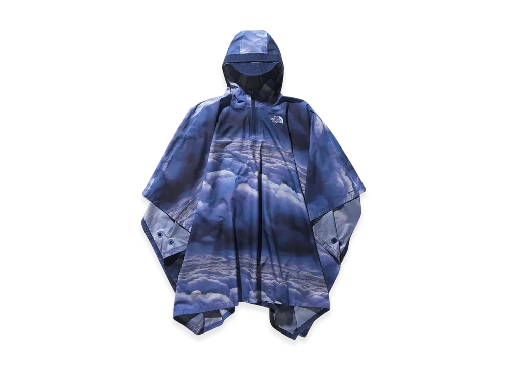 The North Face x Clot Camping Poncho "Navy"