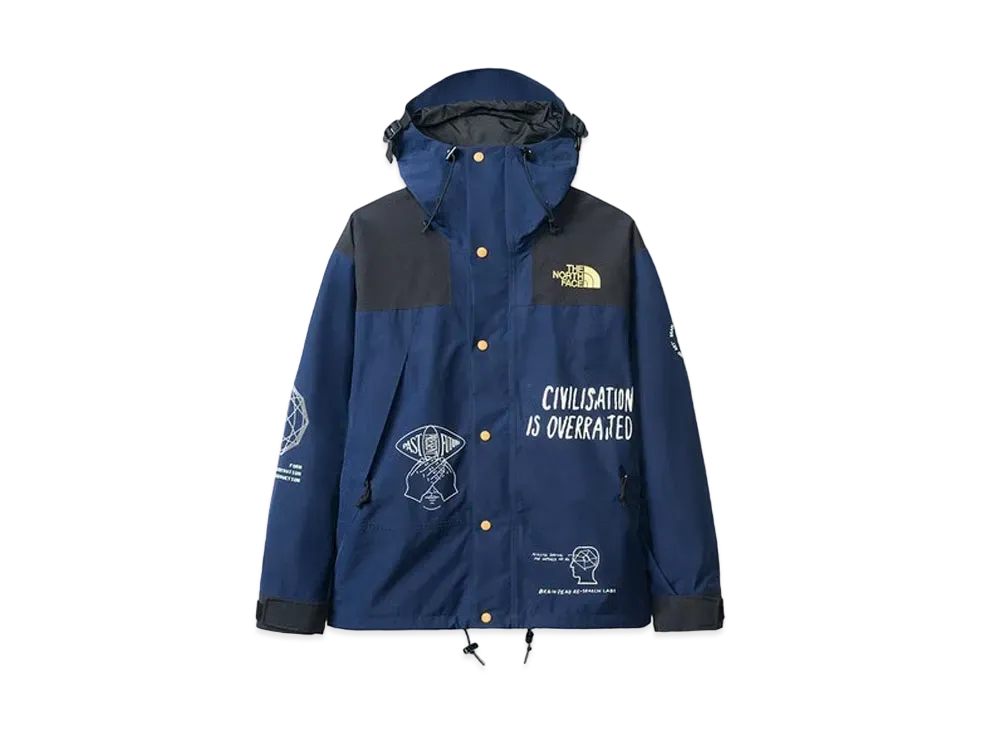 The North Face x Brain Dead Civilisation Is Overrated Parka "Blue"
