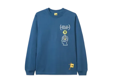 The North Face x Brain Dead L/S Tee "Blue"