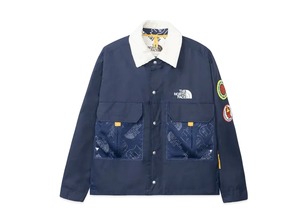 The North Face x Brain Dead 76 Oversized Mountain Chore Coat "Navy"