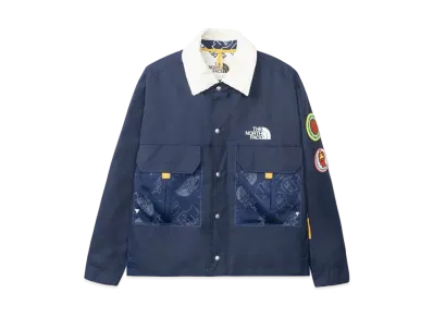 The North Face x Brain Dead 76 Oversized Mountain Chore Coat "Navy"