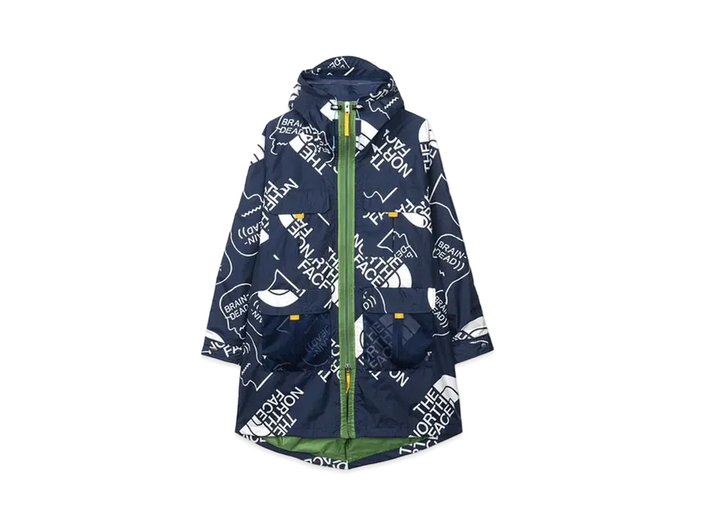 The North Face x Brain Dead 76 Oversized Mountain Parka "Navy"