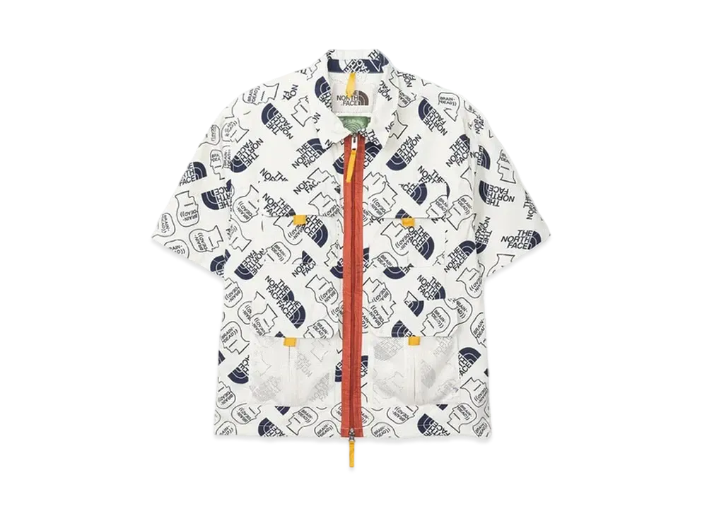 The North Face x Brain Dead Boxy Mountain Shirt "Cream"