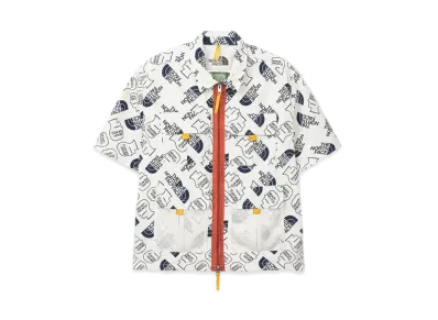 The North Face x Brain Dead Boxy Mountain Shirt "Cream"