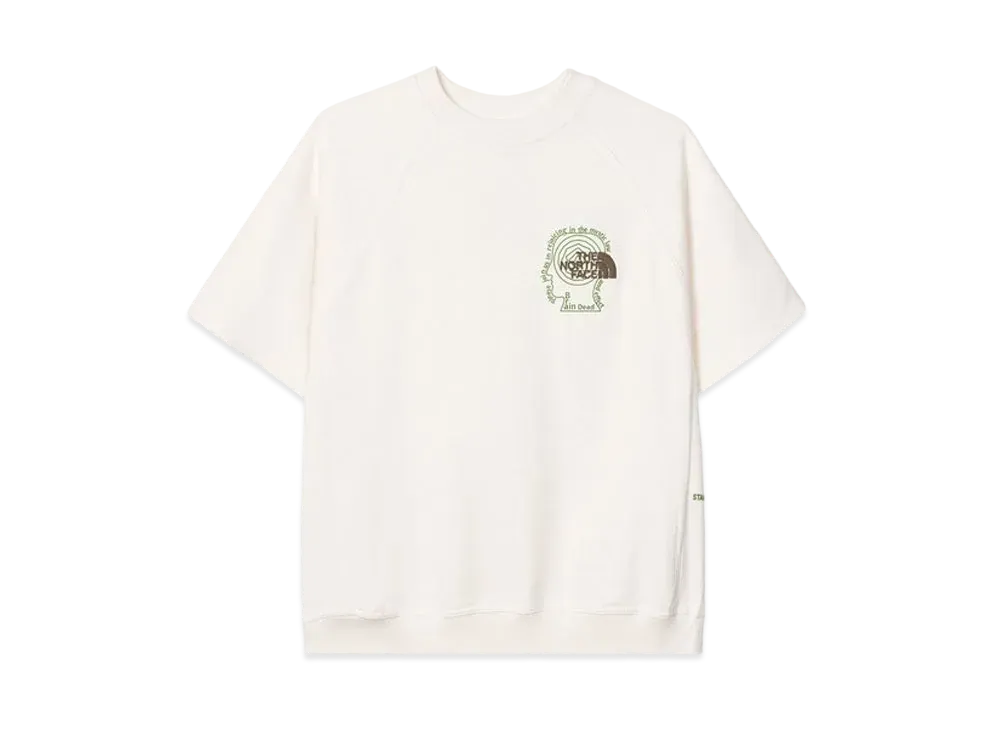 The North Face x Brain Dead SS Climber Crewneck Sweater "White"