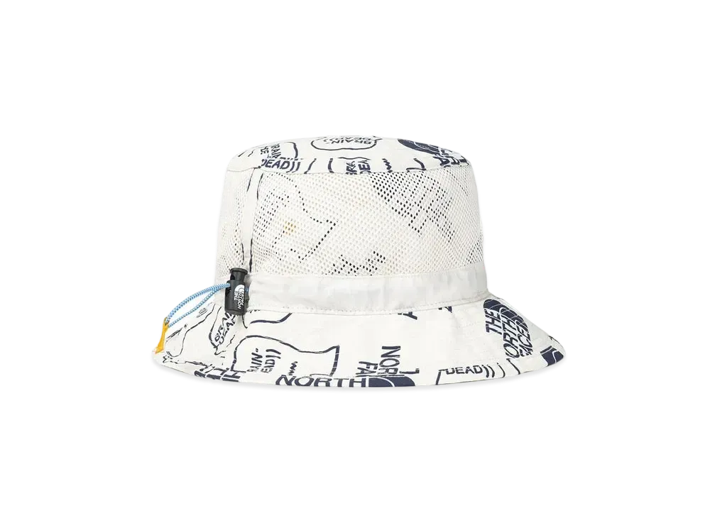 The North Face x Brain Dead Bucket Hat "White"